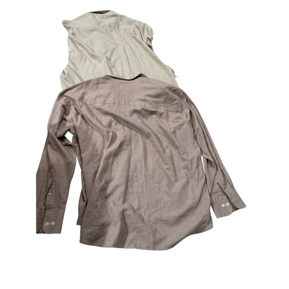 Set of Vintage Yves Saint Laurent collared shirts size 17.5 -34 35 - Picture 6 of 9